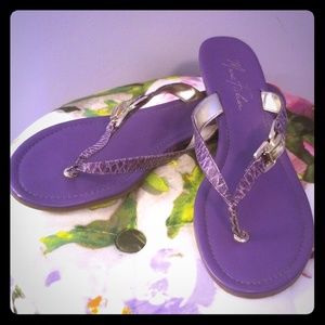 Marc Fisher Purple sandals